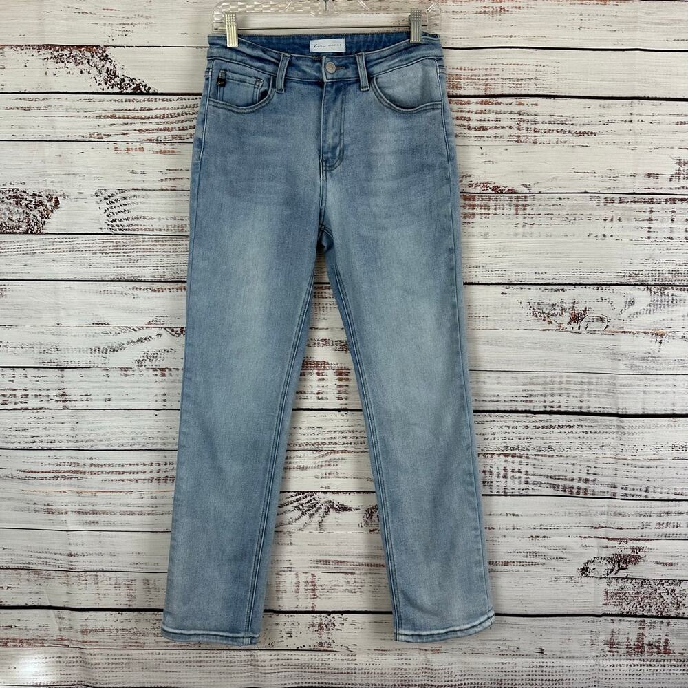 KanCan Light Wash Denim Jeans High Rise Skinny Stretch Casual Womens Sz 9 28x28